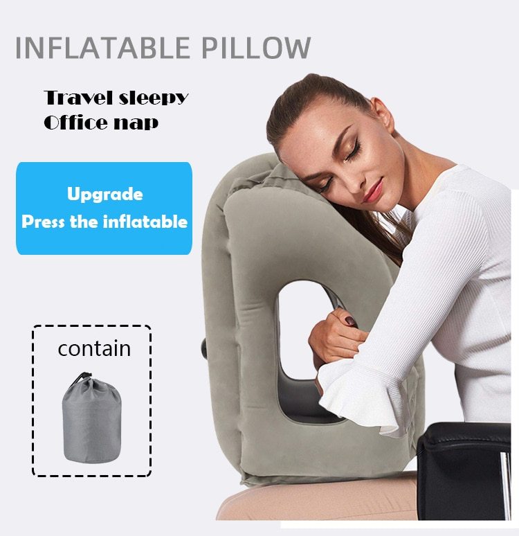 Inflatable pillow for Travel And relaxing